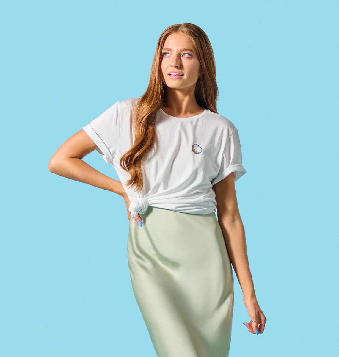 Coconut Crewneck Tee